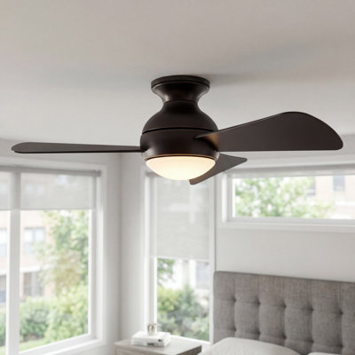 Sola 34" Olde Bronze LED Ceiling Fan