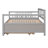 Full Size Daybed Wood Bed With Twin Trundle, Space-Saving And Multi-Functional Design For Modern Living-75423871-75423856