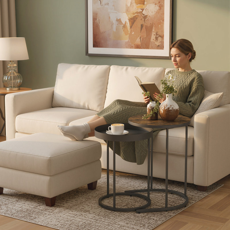 Nesting Tables, Rustic Brown