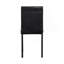 Ensemble de coin-repas en métal 5 pièces avec plateau en faux marbre et chaises rembourrées pour des solutions de repas élégantes et durables.-986642099