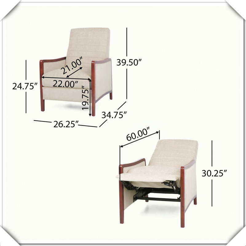 Fauteuil inclinable Mid-Century
