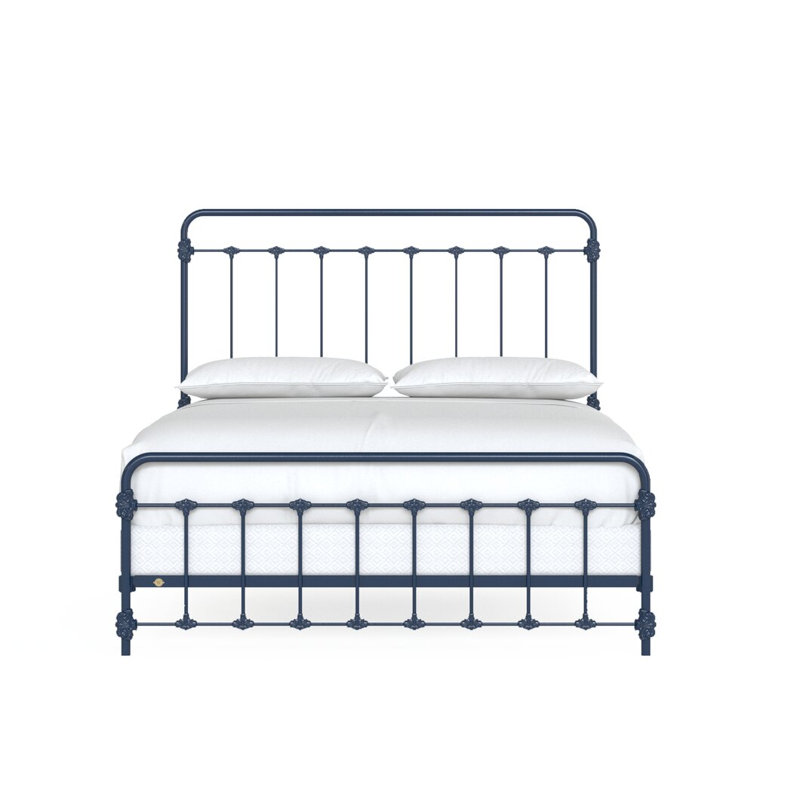 Bed, King, Navy Blue