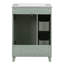 Armoire de meuble-lavabo simple avec lavabo en céramique, 2 tiroirs et 1 porte pour la salle de bain-106834860