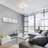 Bendigo Glass Semi Flush Mount