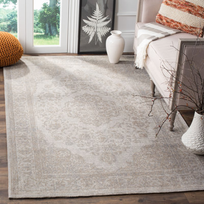 Tapis oriental en coton Spaulding