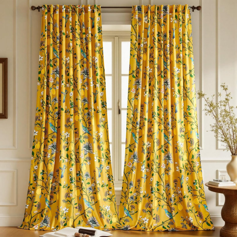 Velvet Room Darkening Curtain Panel Pair