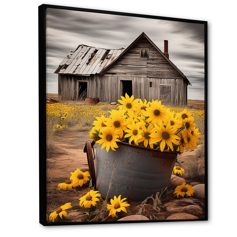 Lesta " Farmhouse Timeless Charm I ", Black, 20" H x 12" W x 1" D