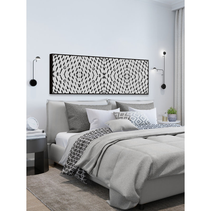 Merging Lane - Panoramic Painting on Canvas, 25cm H x 76cm W x 3.81cm D