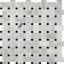 Carrelage mural et mosaïque en marbre poli 12 po x 12 po Iona Mist Weave