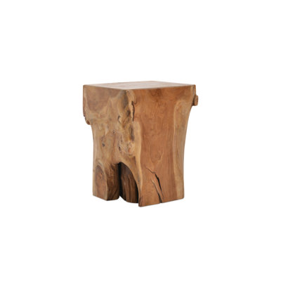 Heavy Cube Teak Side Table by sohoConcept