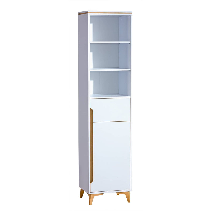 Dequilla 46cm Sideboard, White Matt/Mountain Ash