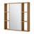 Beyanka 30"W X 30"H Surface Mount Medicine Cabinet With Side Shelves In Oak-1356253904