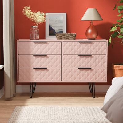 Talita 115 cm W Chest of 6 Drawers