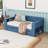 Daybed with Desk, Drawers and Side Table-2067226563-2067226562