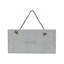 Décoration murale en métal galvanisé 6 po x 12 po