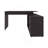 Upton L-Shape Home Office Desk, Studio, Bedroom, Library, Study Table, Work, Black