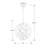 Archivaldo 4-Light Dimmable Globe Chandelier