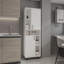 Pantry Cabinet With Two Doors, Multiple Storage Compartments, White | Gift Idea