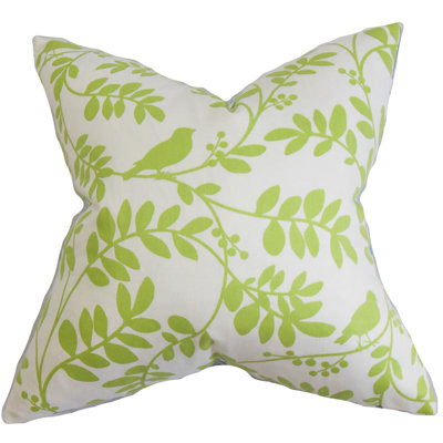 Nyssa Floral Cotton Throw Pillow