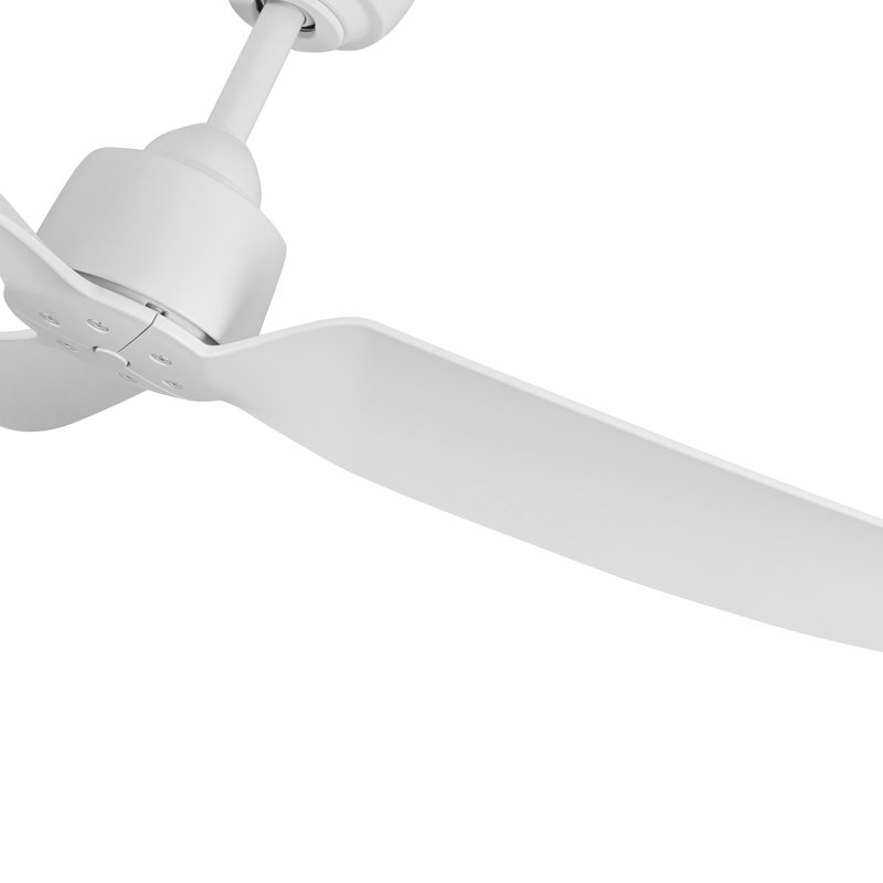 Hugo Smart Outdoor Downrod Ceiling Fan, White