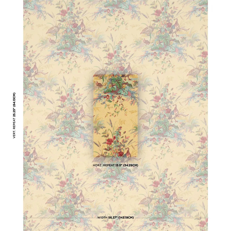 Quail Meadow Fabric, Spring
