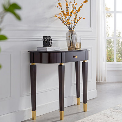 The minimalist aesthetic console table