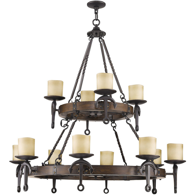 12 - Light Tiered Chandelier