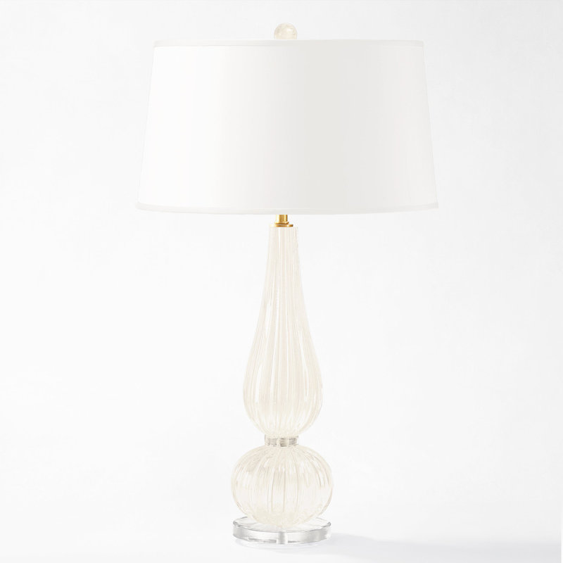 VERONA Murano Glass Lamp, White