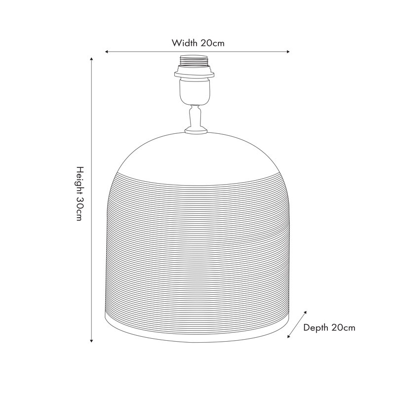 Nelu Table Lamp, Beige
