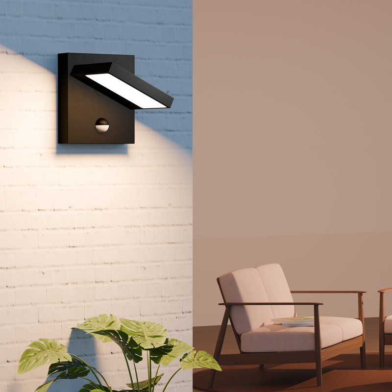  Wall Light Outdoor Motion Sensor Wall Lamp Modern Wall Sconce Lantern Fixture for Porch Front Door