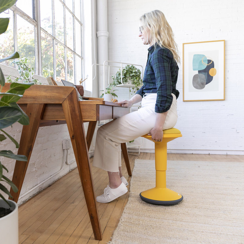 Tabouret ECR4Kids Sitwell, Jaune
