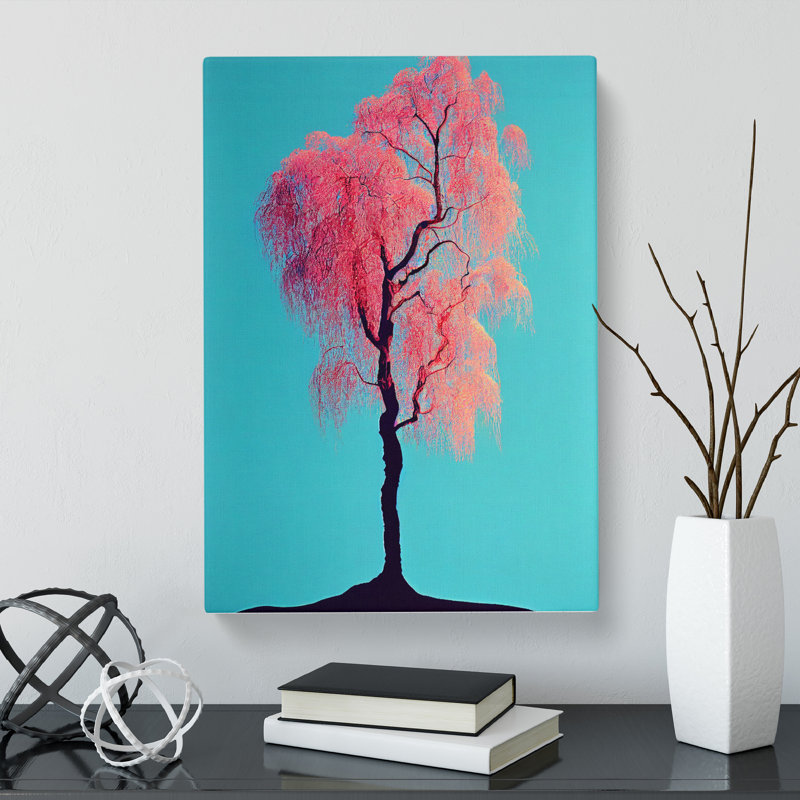 Tree Pretty in Pink - Wrapped Canvas, 50cm H x 35cm W x 3cm D