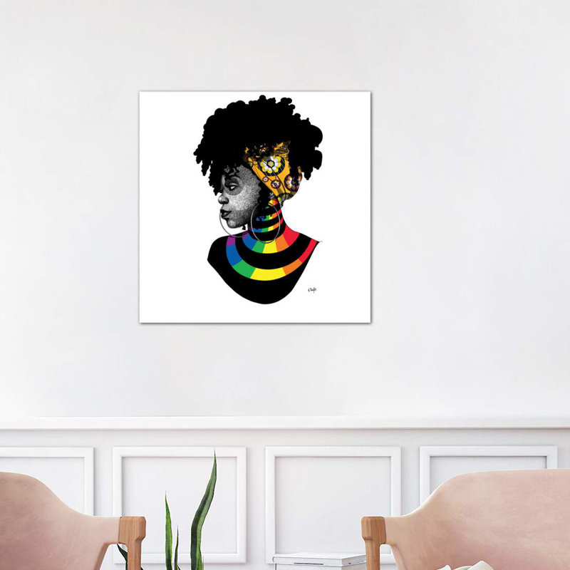 On Stripes by Ohab TBJ - Wrapped Canvas Print, 66.04 cm H x 66.04 cm W x 1.91 cm D