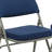 Ivadelle Upholstered Metal Folding Event Chairs with Padded Seats-1993064822