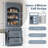 Modern 83.7Inch High Kitchen Pantry, Freestanding Tall Kitchen Hutch With Faux Marble Top, Display Cupboard Cabinet With 5 Storage Drawers And Adjustable Shelf-601306751