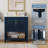 31.01 " W Freestanding Standard Free Standing Single Double Single Vanity Bathroom Vanity With Solid Surface Top