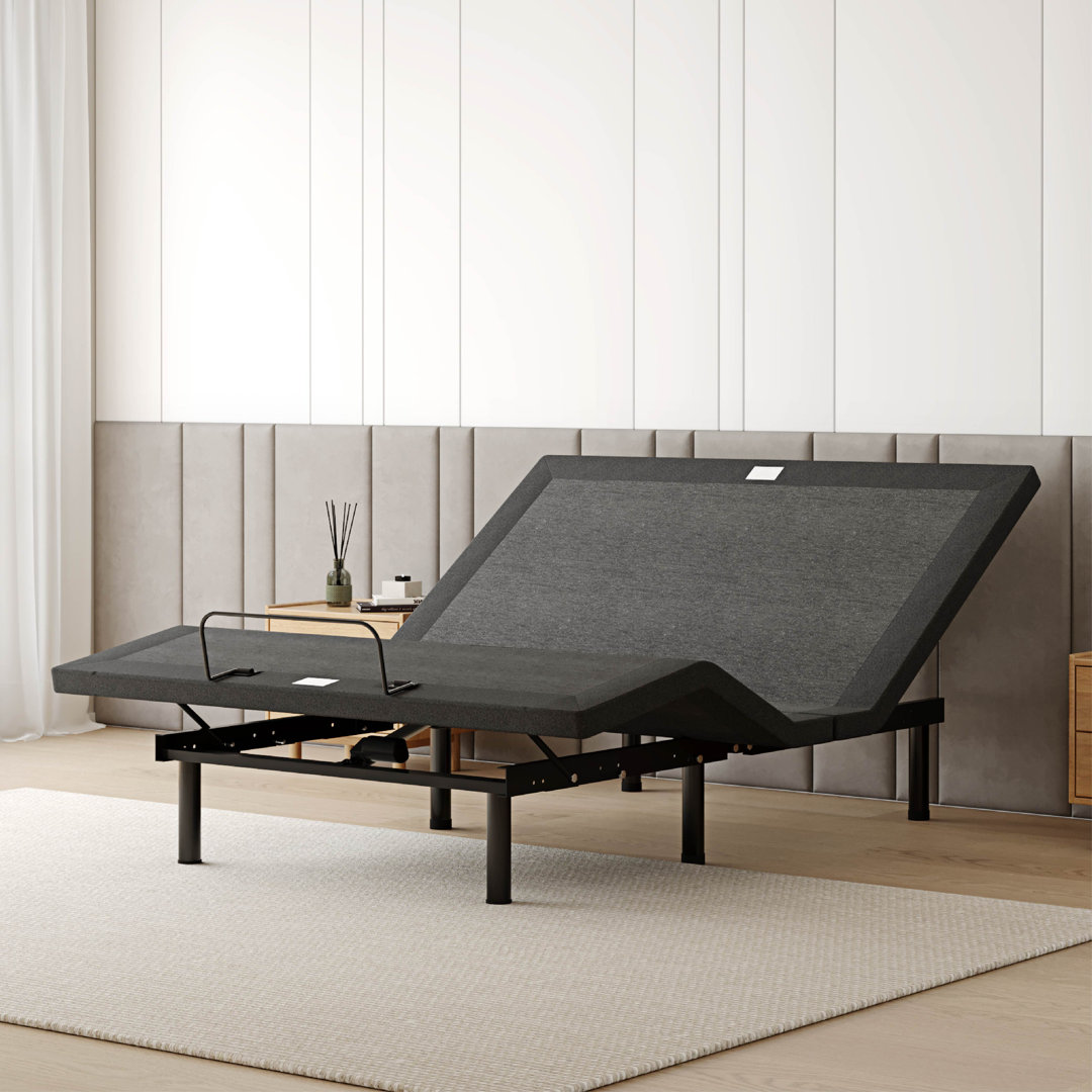 EGOHOME 15" Massaging Zero Gravity Adjustable Bed With Wireless Remote and USB Ports & Massage-APP Head & Foot Incline EGOHOME