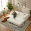 UPGRADED Canapé-lit convertible pliant sans assemblage avec 4 coussins de sol-1244965548