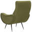 Dakota Velvet Retro Mid Century Accent Chair-33012599