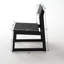Ensemble de 2 chaises noires en PEHD pour l'extérieur et le jardin-665567192