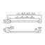 Soho Single Towel Bar - Wall Mount - 10" Stainless Steel/Matt Black-41245666-41245689