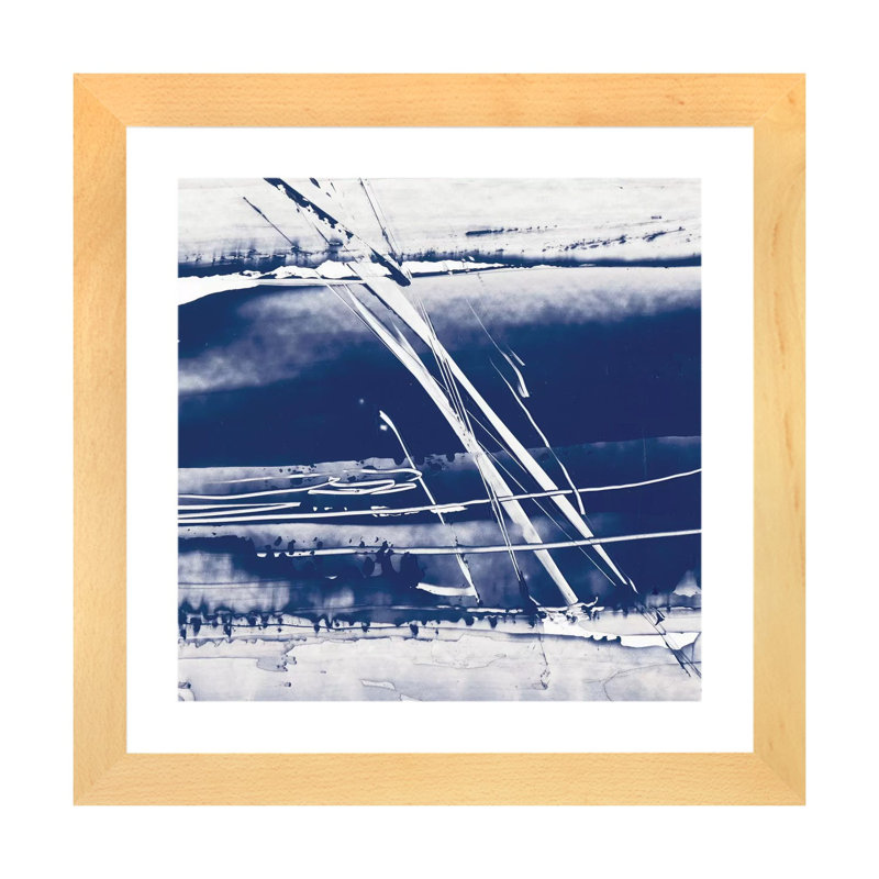 Reproduction d’art « alternant le courant II » par Ethan Harper, H 24 po x l 24 po x p 1 po, Blanc
