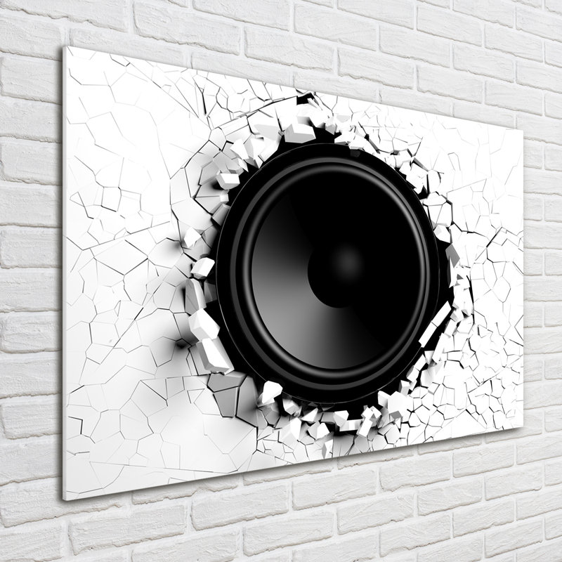 Speaker - No Frame Print on Glass