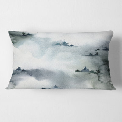 Abstract Throw Pillow