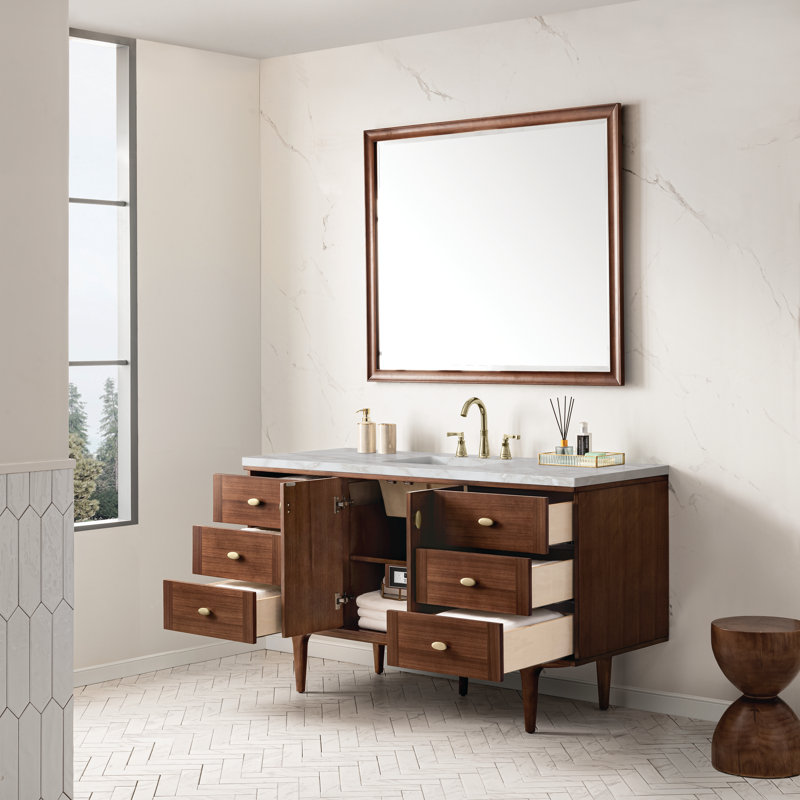 Amberly 60'' W Single Vanity, Siberian