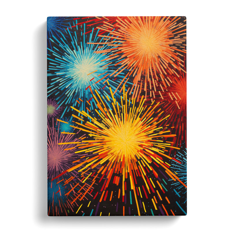 Fireworks Orphism No.2 - Print, 60cm H x 40cm W x 3cm D