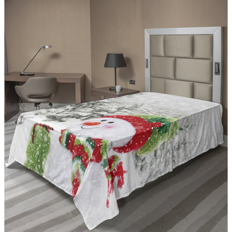 Microfiber No Pattern And Not Solid Color Flat Sheet, Twin Flat Sheet