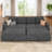 Anureet Honbay Modular Sleeper Sectional Sofa Couch U-Shaped Sofa Bed-115354312