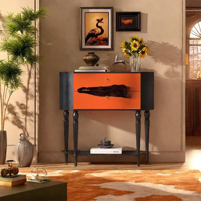Armoire de rangement avec tiroirs coulissants lisses