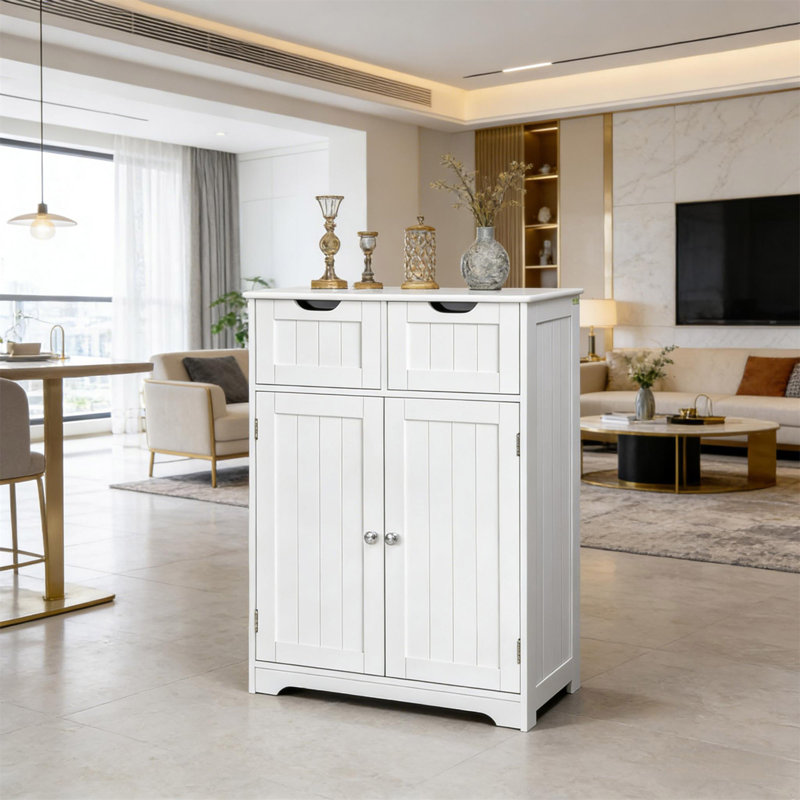 Armoire de plancher surélevée, armoire de rangement moderne